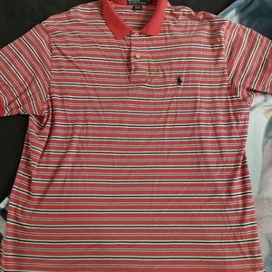 Salmon colored polo